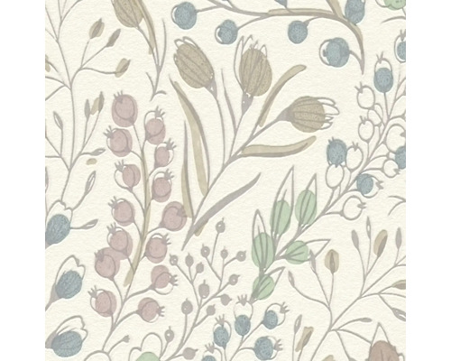 Papier peint à motif de plantes