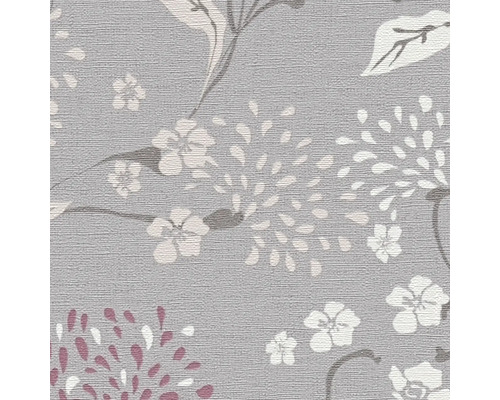 Papier peint à motif floral