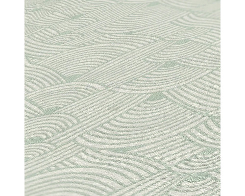 Gros plan d''un papier peint avec un motif de vagues