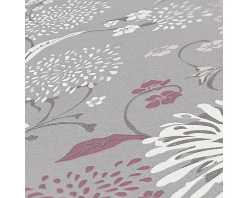 Papier peint avec motif floral de différentes tailles