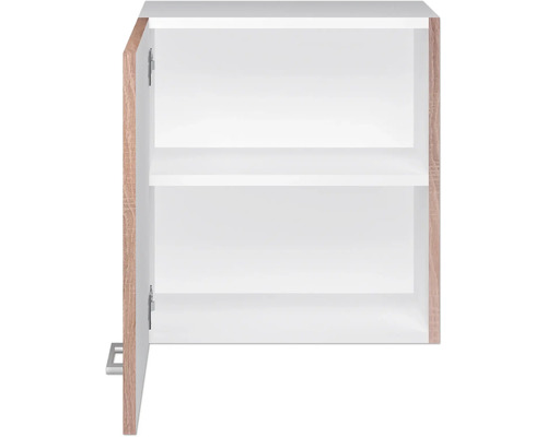 Offener Hängeschrank mit zwei Einlegeböden