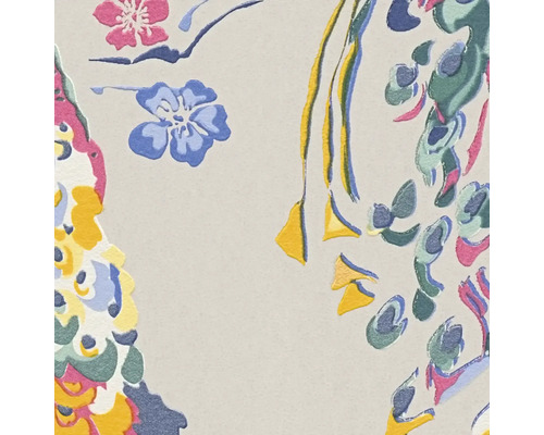 Detailansicht eines floralen Tapetenmusters