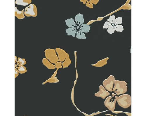 Papier peint à motif floral