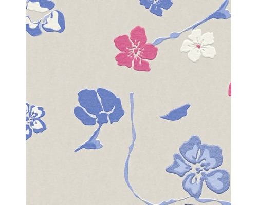 Papier peint à fleurs avec motif floral