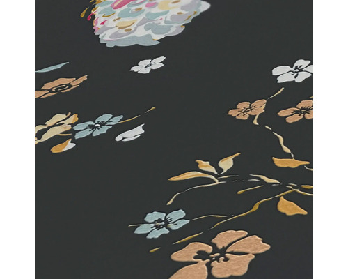 Papier peint à motif floral