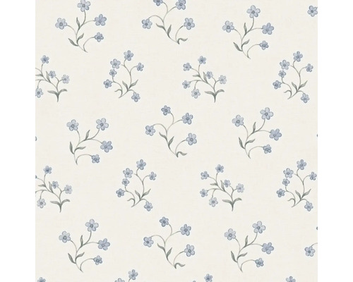 Papier peint à motif floral de myosotis