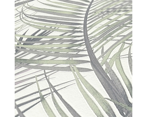 Papier peint avec motif de feuille de palmier