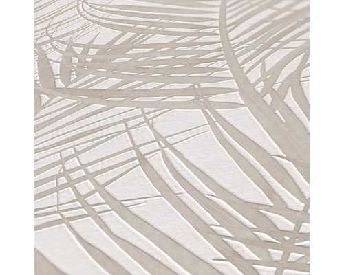 Gros plan d''un papier peint texturé avec un motif de feuilles de palmier