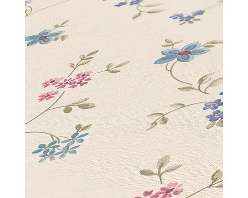 Papier peint à fleurs avec motif floral