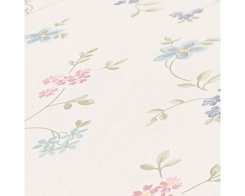 Papier peint à motif floral