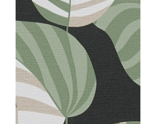 Vue détaillée d''un papier peint avec motif de feuilles