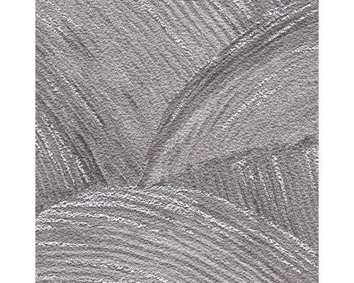 Graue Tapete mit Halbkreis-Muster