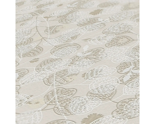 Papier peint avec motif de feuilles