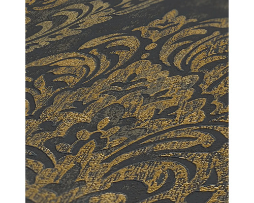 Gros plan d''un papier peint vinyle avec motif ornemental