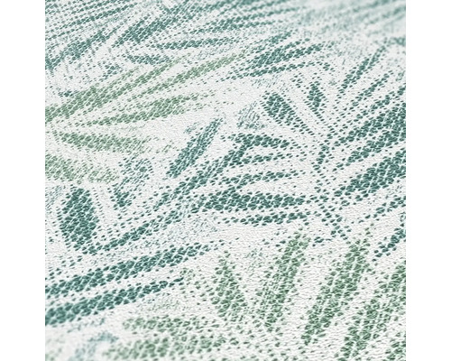 Gros plan d''un papier peint avec motif de feuilles
