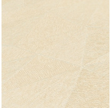 Vue détaillée d''un papier peint beige avec des motifs géométriques