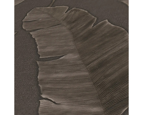 Gros plan d''un papier peint à motif de feuilles