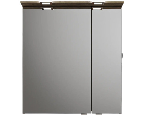 Armoire de toilette avec éclairage et deux portes