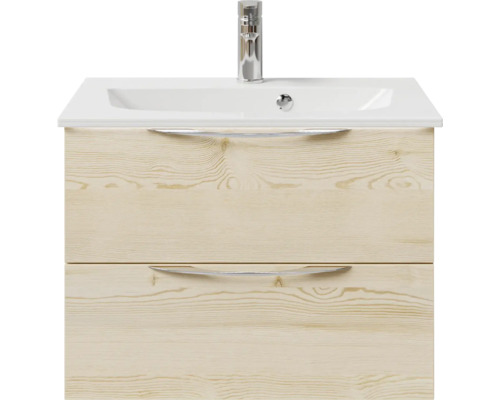 Meuble sous-vasque avec lavabo et robinet