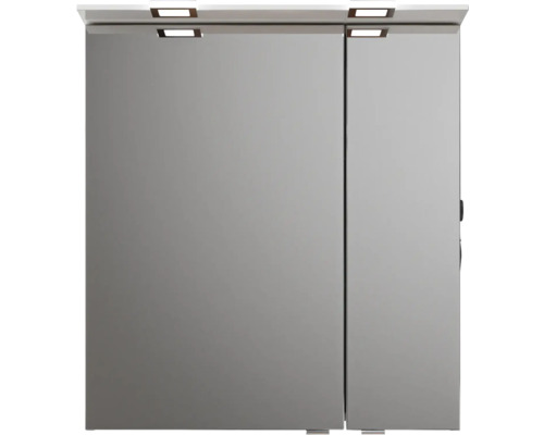 Spiegelschrank mit Beleuchtung und zwei Türen