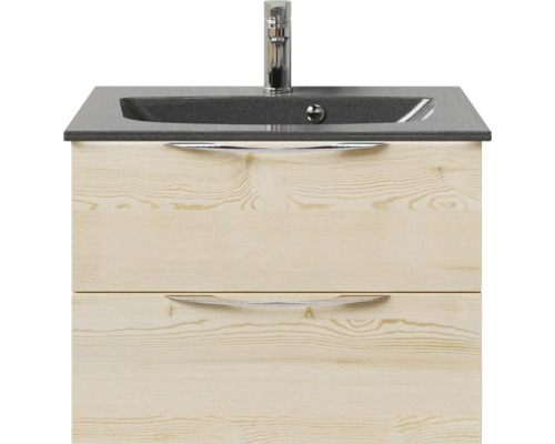 Waschtischunterschrank mit zwei Schubladen, Waschbecken und Armatur