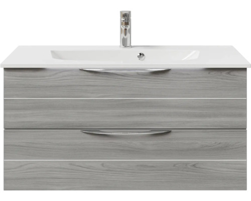 Meuble sous-vasque avec deux tiroirs et lavabo