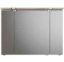 Armoire de toilette à trois portes avec éclairage