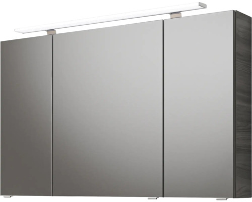 Armoire de toilette à trois portes avec éclairage