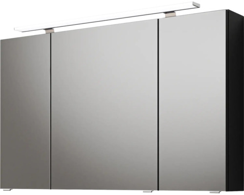 Armoire de toilette à trois portes avec éclairage