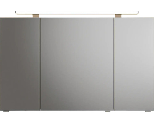 Armoire de toilette à trois portes avec éclairage intégré