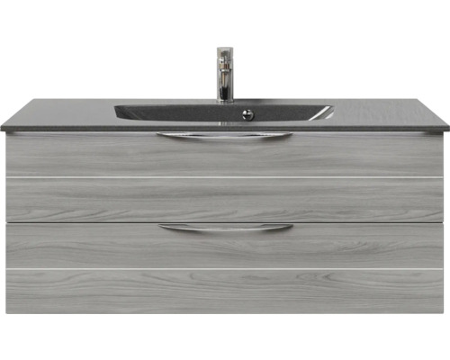 Meuble-lavabo avec lavabo et meuble bas avec tiroirs