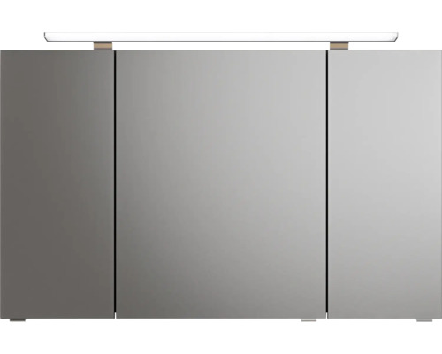 Armoire de toilette à trois portes avec éclairage