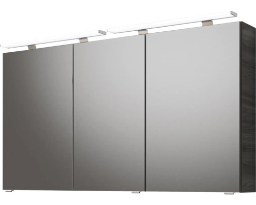 Spiegelschrank mit drei Türen und Beleuchtung