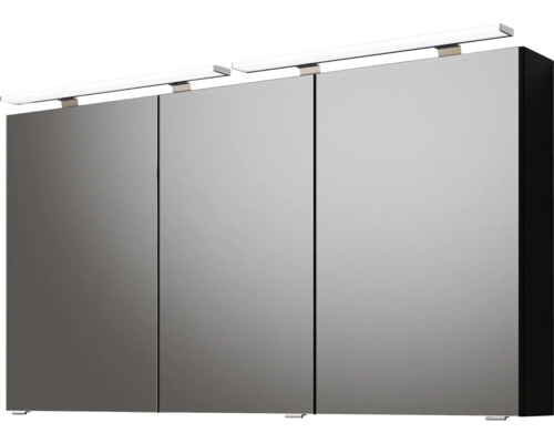 Spiegelschrank mit drei Türen und Beleuchtung