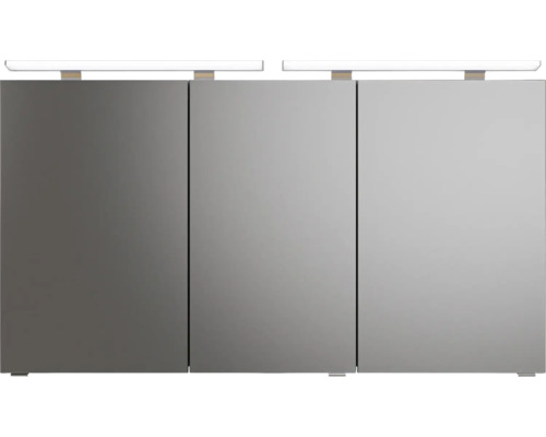 Spiegelschrank mit drei Türen und Beleuchtung