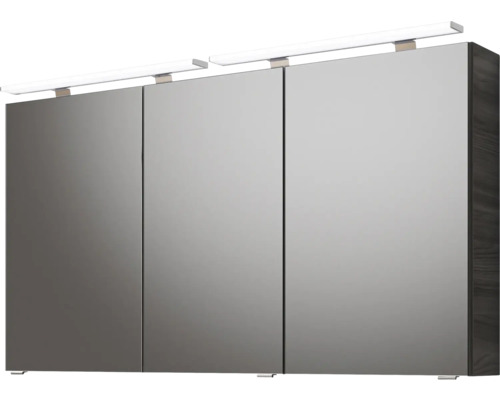 Dreitüriger Spiegelschrank mit Beleuchtung für das Badezimmer