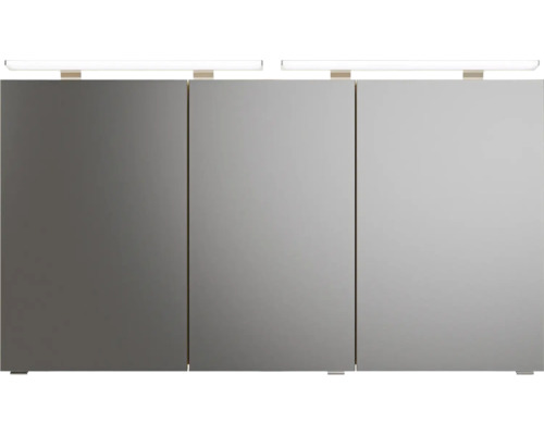 Armoire de toilette à trois portes avec éclairage