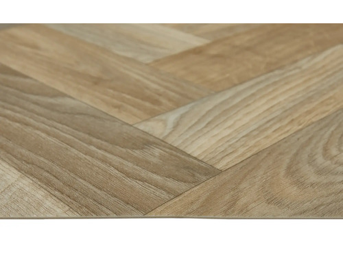 Vinylboden im Fischgrätmuster