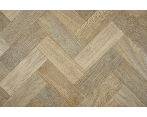 Verlegung von Vinylboden in Fischgrätoptik