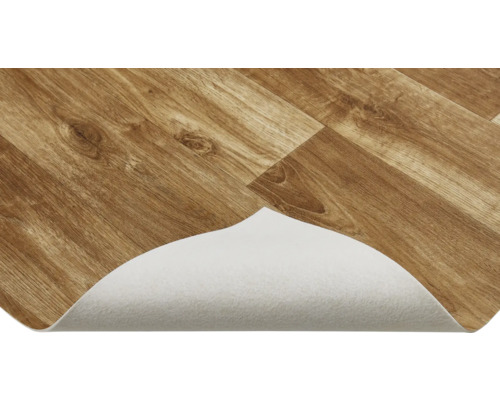 Vinylboden in Holzoptik mit Filzunterlage