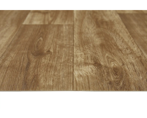 Nahaufnahme von Vinylboden mit Holzoptik