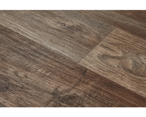 Gros plan d''un sol stratifié aspect bois