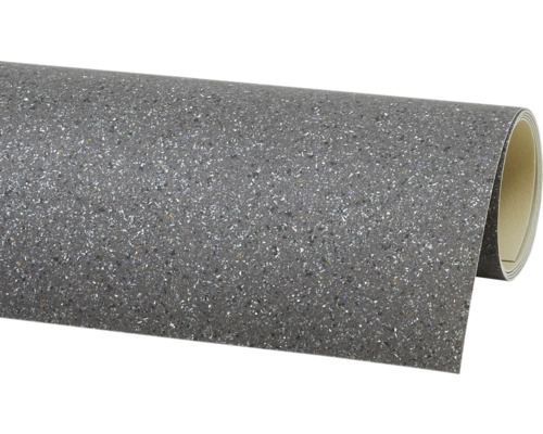 Graue Vinylbodenrolle mit Dekor
