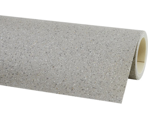 Gerollter Bodenbelag mit Steinmuster