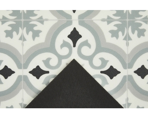 Carreau décoratif avec motif ornemental