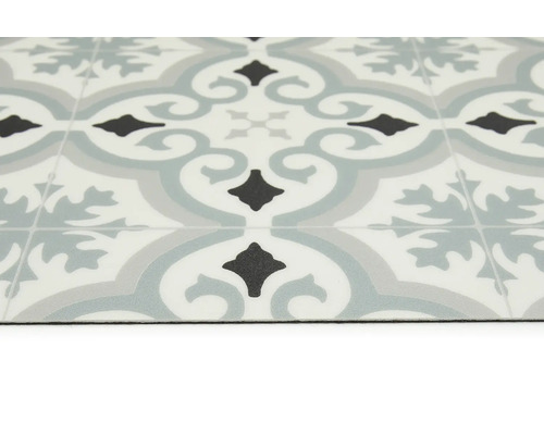 Autocollants de carreaux avec motif ornemental pour sol et mur