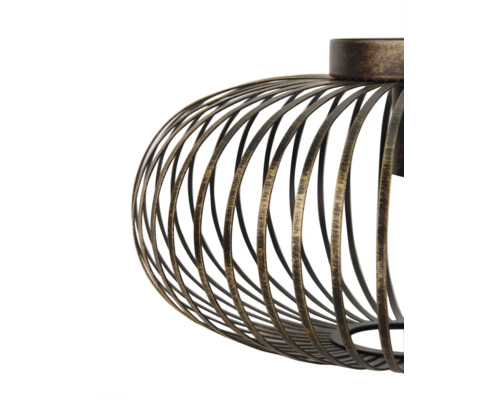 Suspension de lampe décorative en bandes métalliques