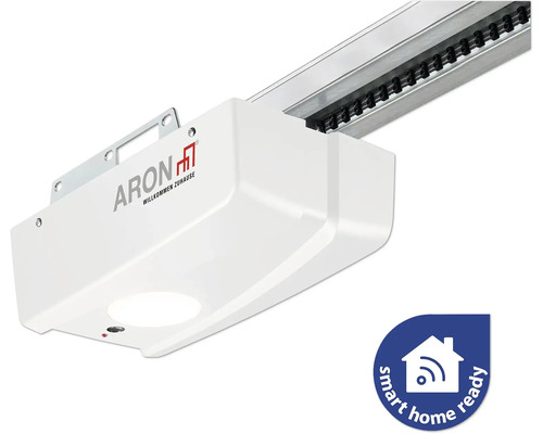 Aron Garagentorantrieb mit Smart Home Ready Logo