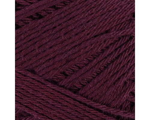 Nahaufnahme von Burgunderroter Wolle