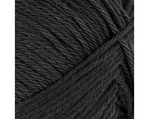 Knäuel aus schwarzem Baumwollgarn